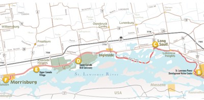 Cornwall to Morrisburg